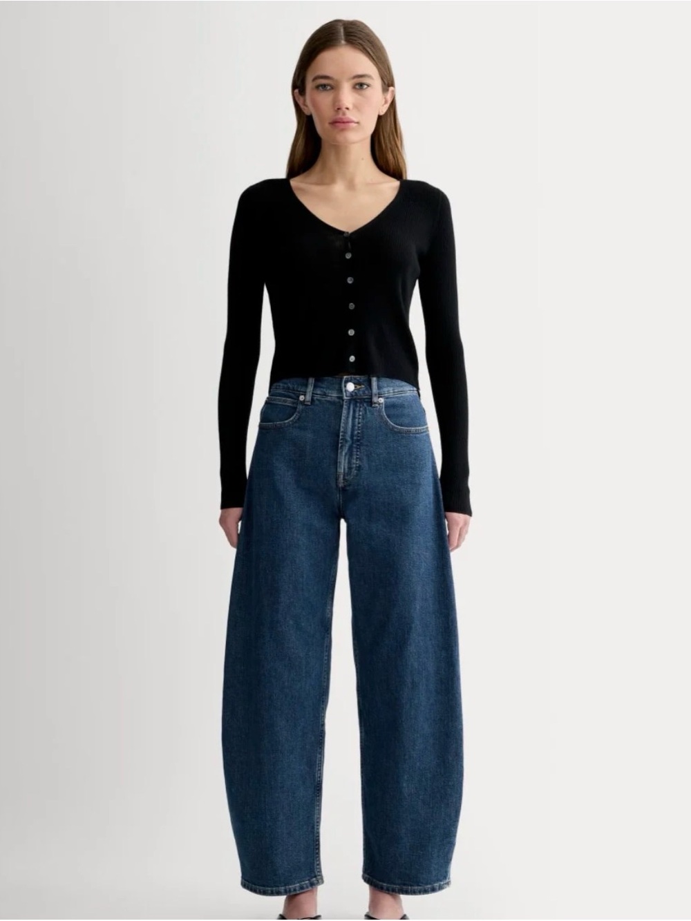 Everlane High-Rise Barrel leg Women's Jeans